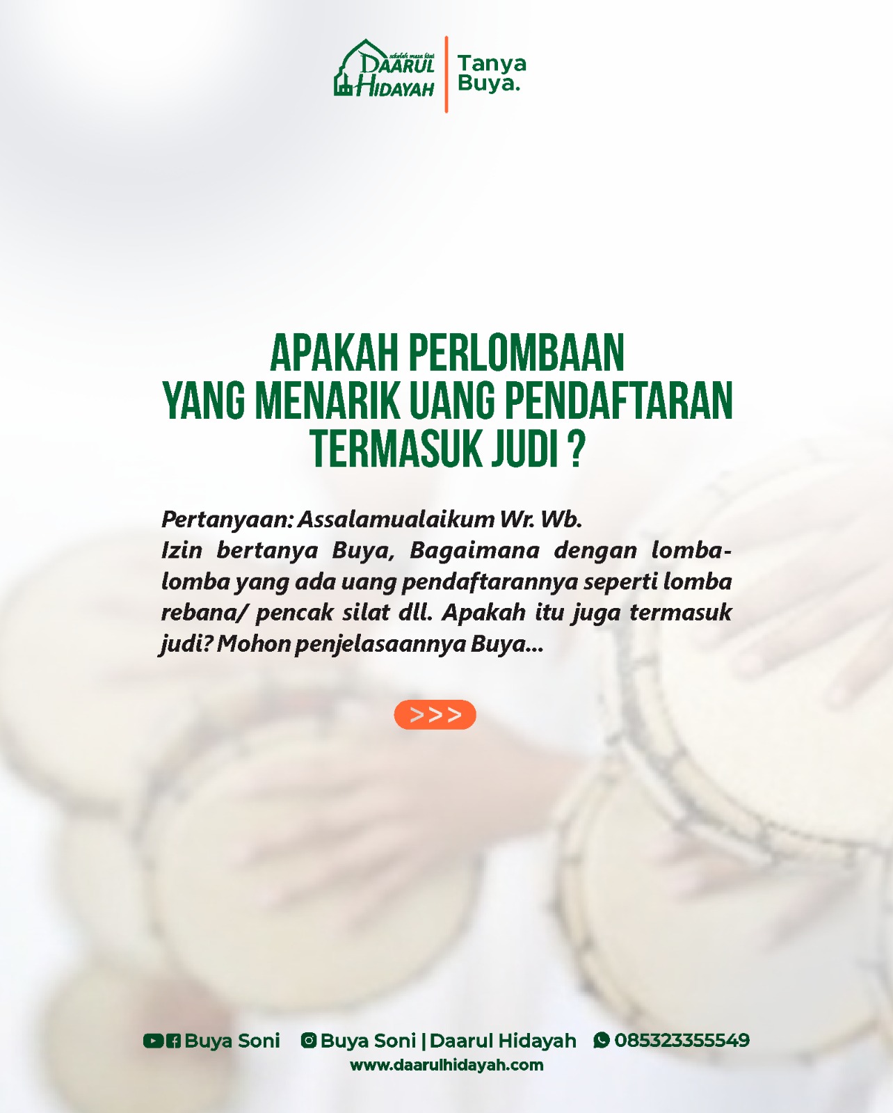 APAKAH PERLOMBAAN YANG MENARIK UANG PENDAFTARAN TERMASUK JUDI ?