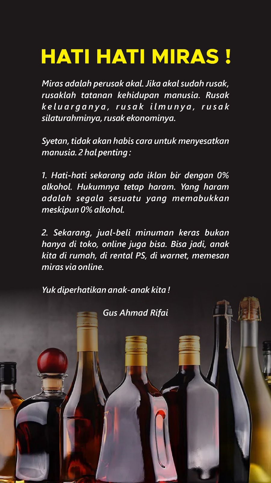 HATI HATI MIRAS !