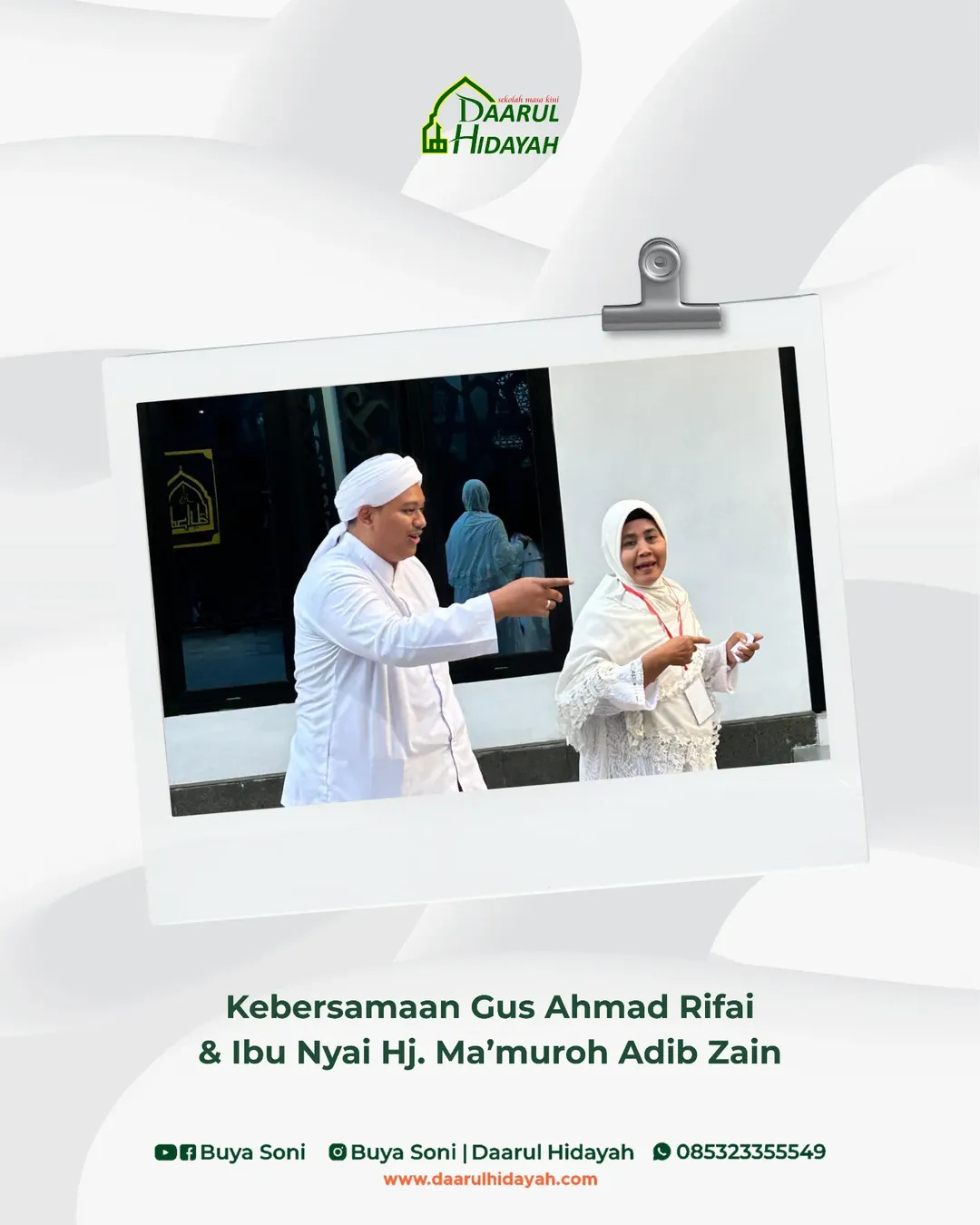 Gus Ahmad Rifai & Ibu Nyai Hj. Ma'muroh Adib Zain