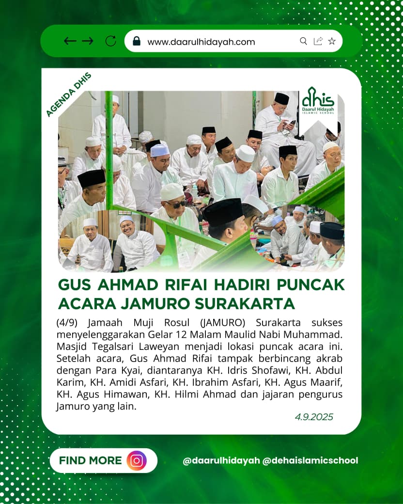 Gus Ahmad Rifai Hadiri Puncak Acara Jamuro Surakarta